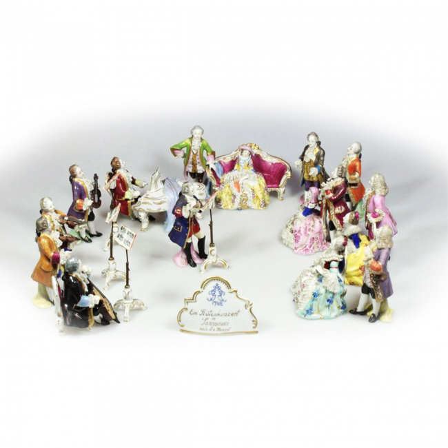 Flute Concerto in Sanssouci (14 figurines)