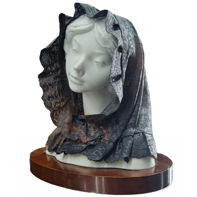 Дама в чорній вуалі