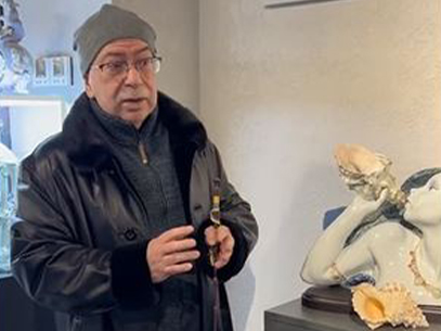 Fragments of the tour of the Museum of Porcelain Figures (from the page of Liliyu Ruban on Facebook)